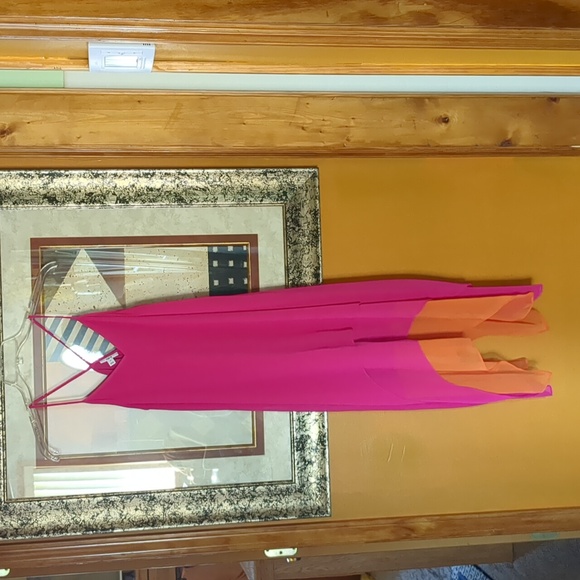 BAR III FUSCHIA/ORANGE DRESS - Picture 1 of 10